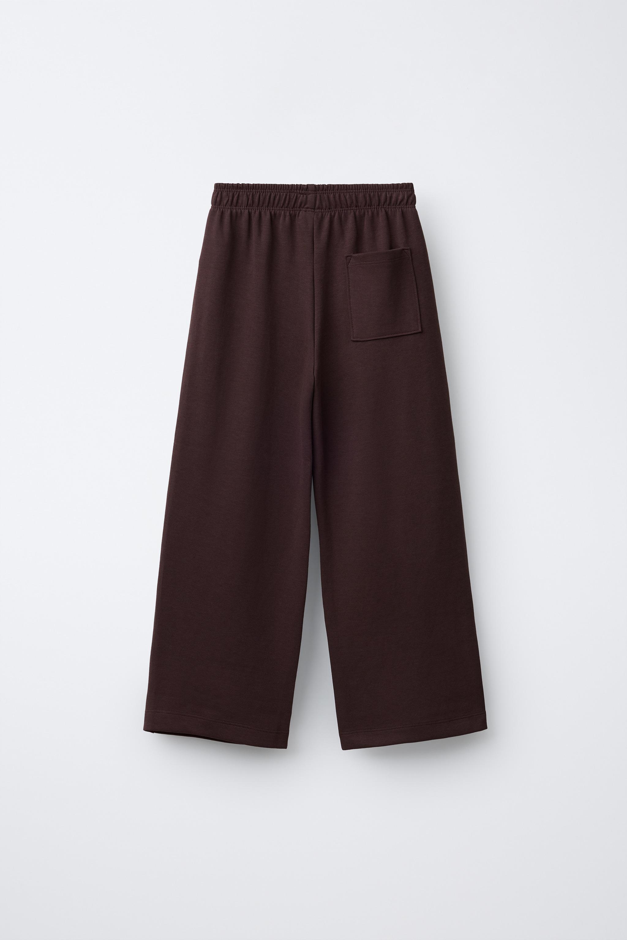PANTALON WIDE LEG INTERLOCK